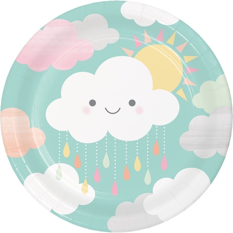 Sunshine Baby Showers Lunch Plate 9 (8 count)