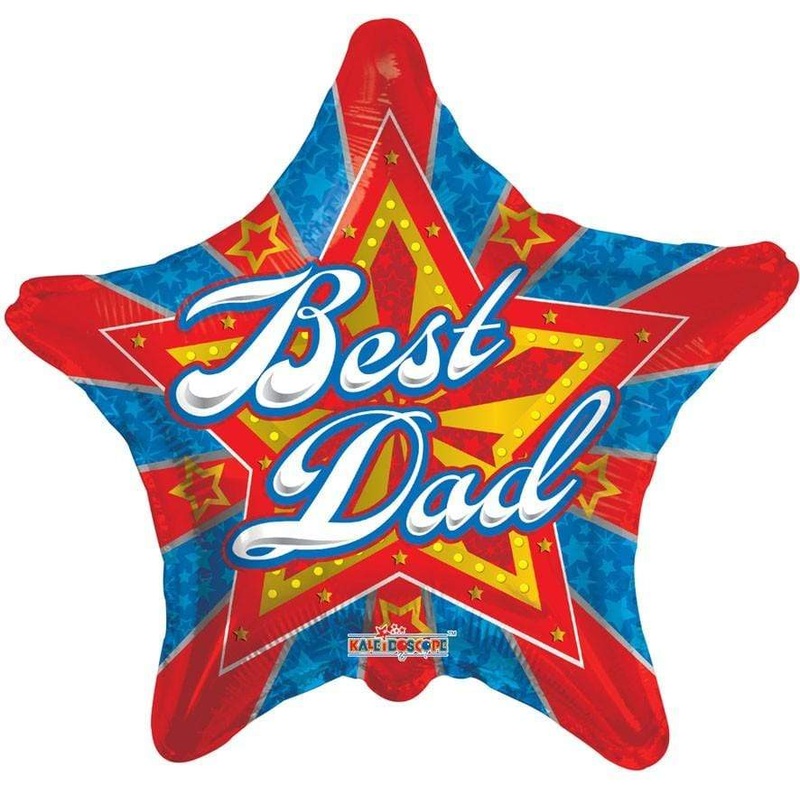 Best Dad Starburst 18 Balloon