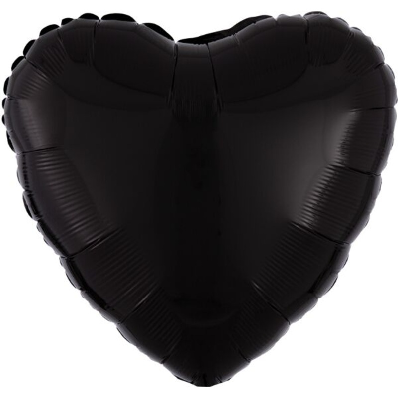 Black Heart 18 Balloon