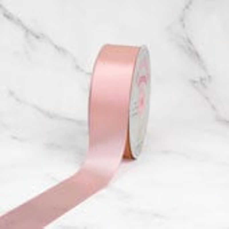 Blush Single Face Satin Ribbon 50 Yards 1 1/2