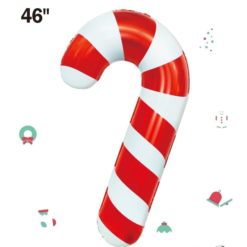 Candy Cane Red 46 Balloon