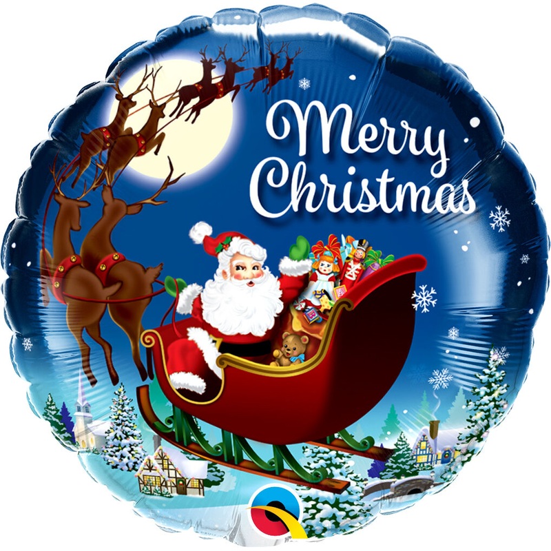Christmas St Nick 18" Balloon