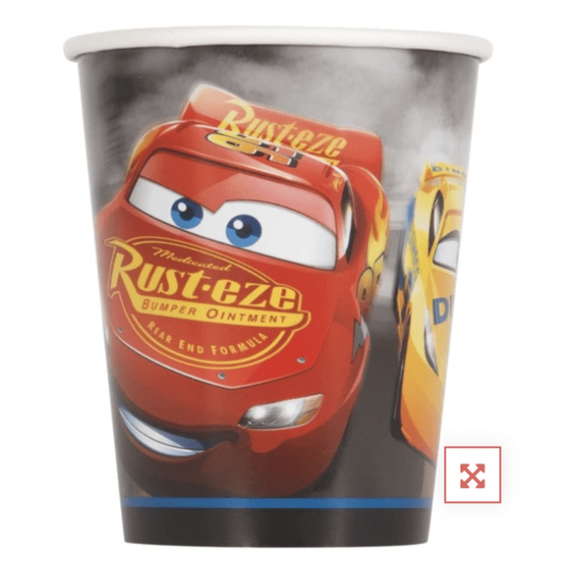 Disney Cars 9oz Cups 34 (8 count)