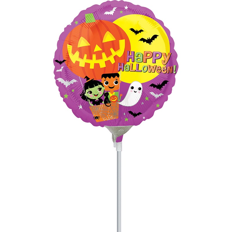 Halloween Hot Air 4" Balloon (requires heat-sealing)