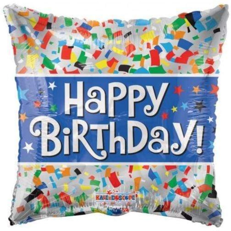 Happy Birthday Confetti 18 Balloon