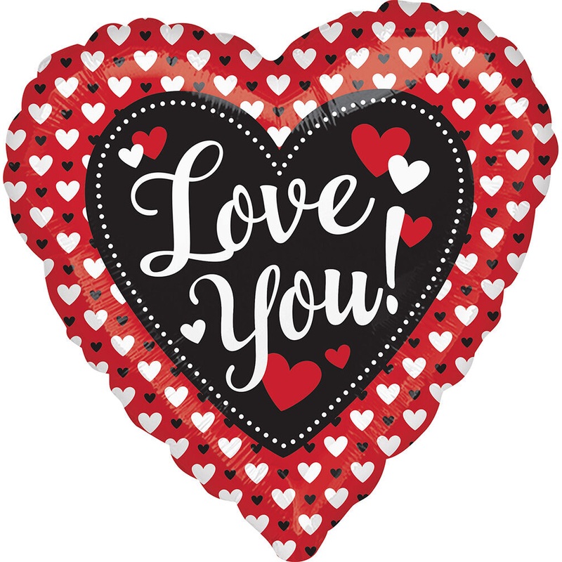 Heart to Heart Love 17" Balloon
