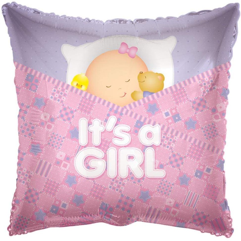 It's a Girl Naptime 18 Balloon