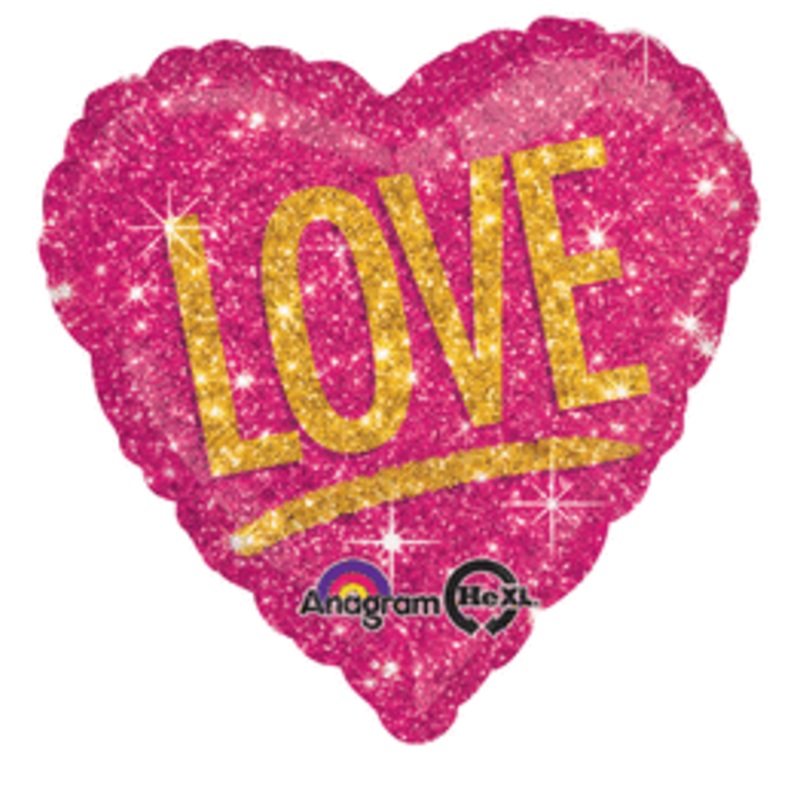 Love Shimmers 17" Balloon