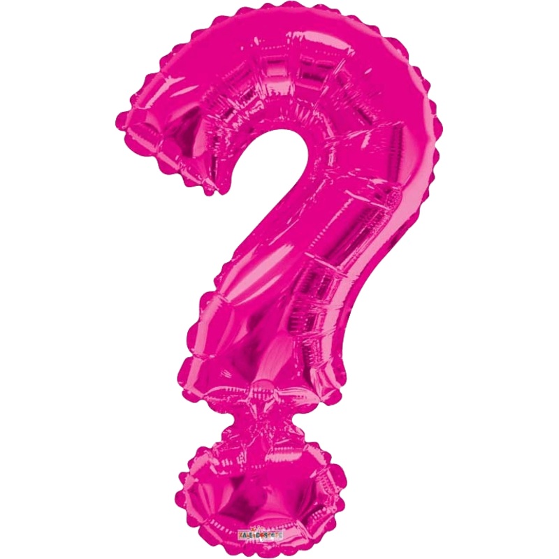 Pink Question Mark 34 Balloon