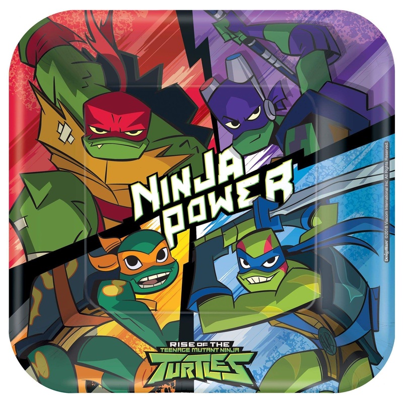 Teenage Mutant Ninja Turtles Ninja Power Plates 9 (8 count)