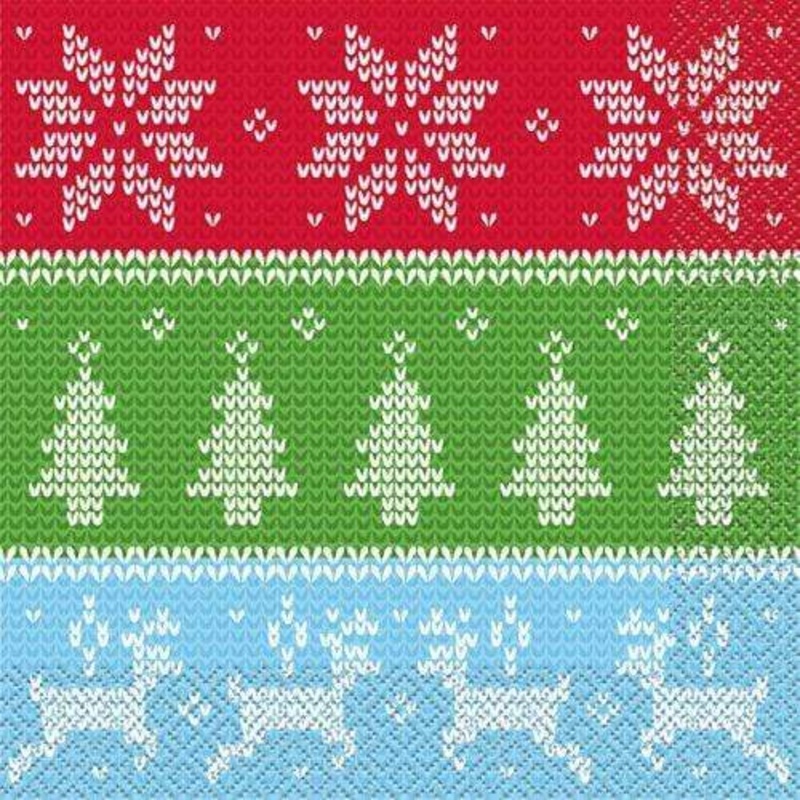 Ugly Sweater Christmas Napkins 6.5 (16 count)