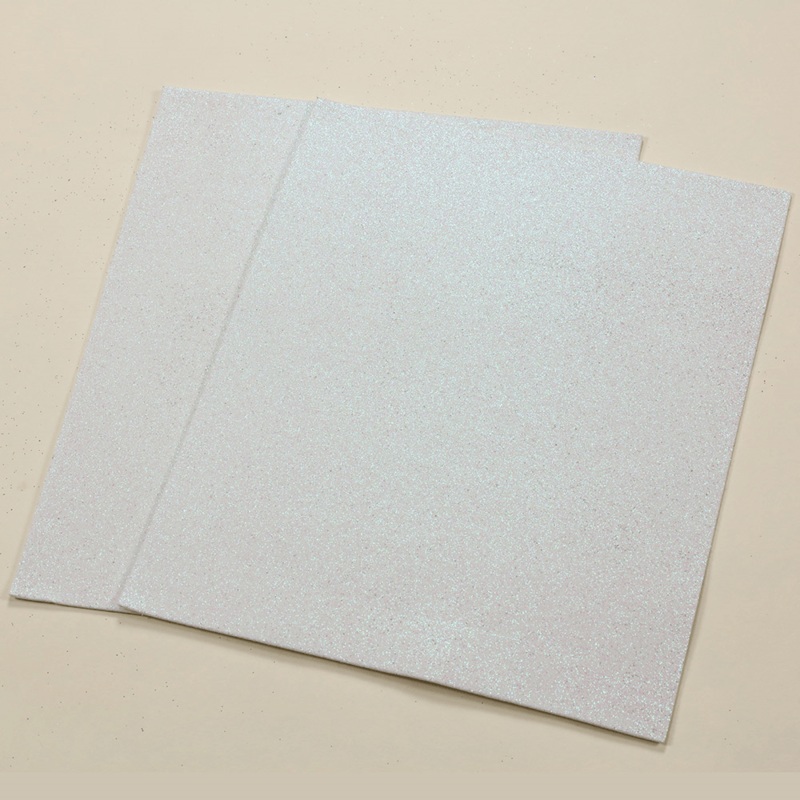 White Foam Sheet Metallic 13x18 (10 count)