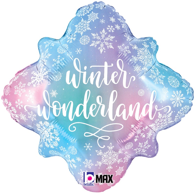 Winter Wonderland Snowflake 18 Balloon