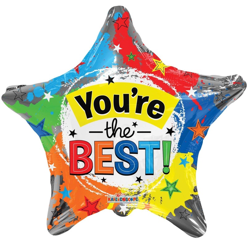18 Youre The Best Star Balloon