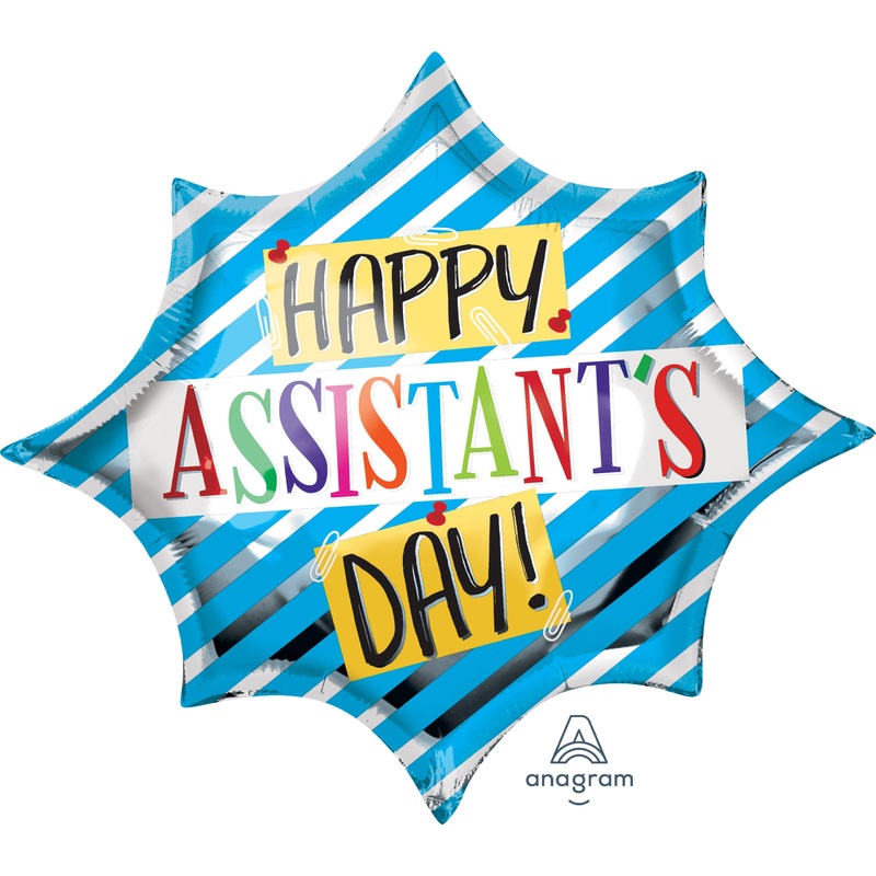 Assistant Day Stripes 35" Balloon