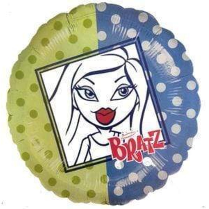 Bratz Polka Dot Green Blue 18" Foil Balloon