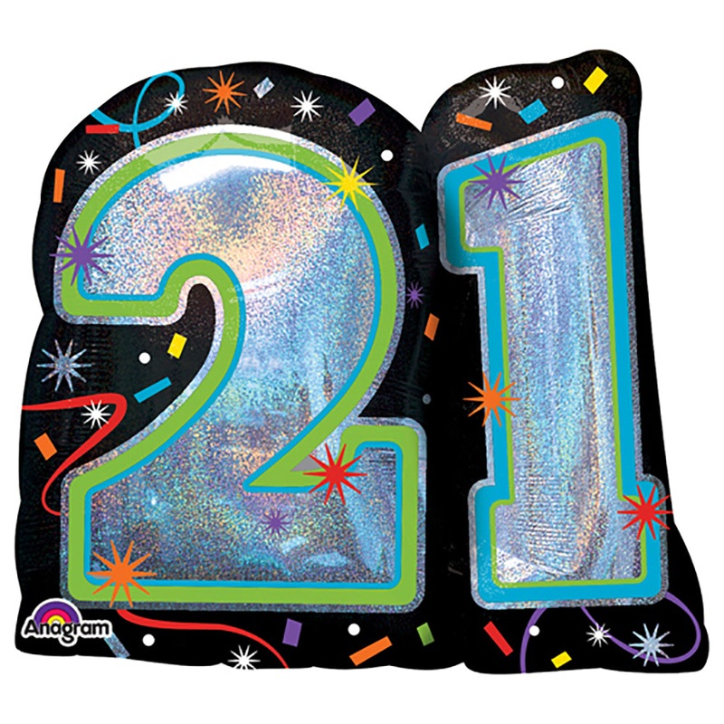 Brilliant Birthday 21 27 Balloon
