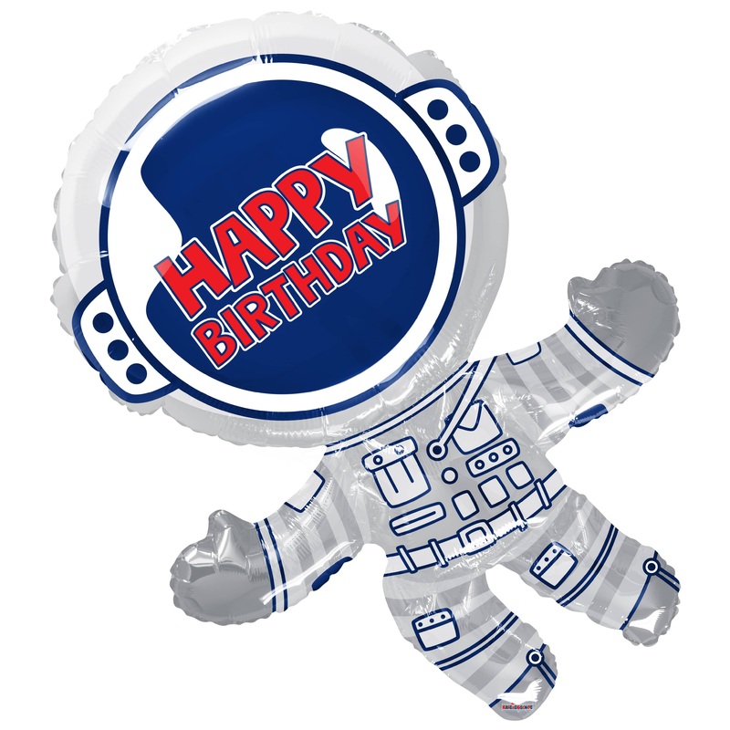 Happy Birthday Astronaut 36 Balloon