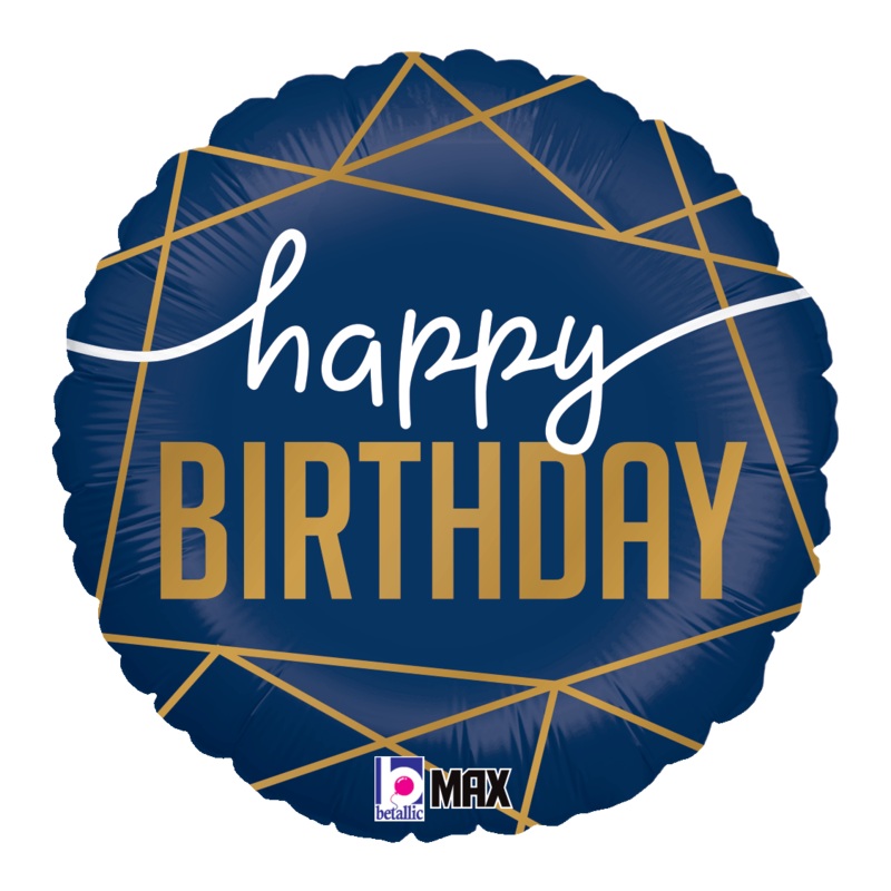 Happy Birthday Navy 18 Balloon