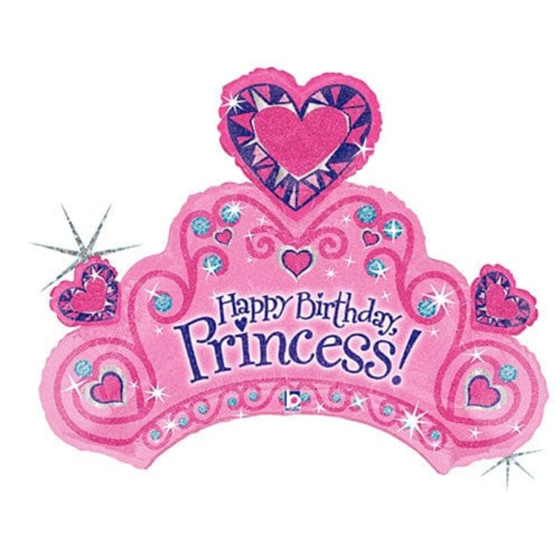 Happy Birthday Princess Tiara 34 Balloon