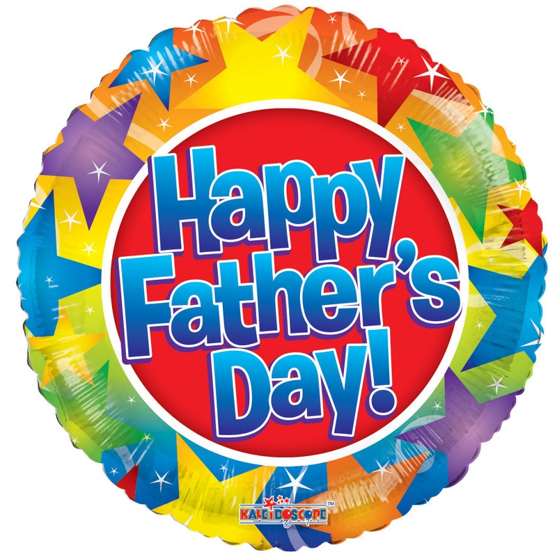 Happy Father's Day Stars 18 Balloon