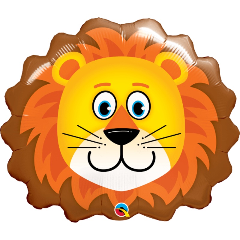Lion Head Mini Shape (requires heat-sealing) 14 Balloon