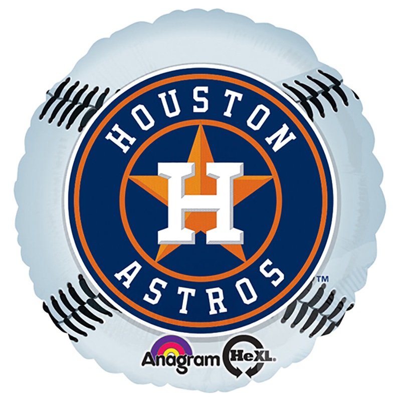 MLB Houston Astros Baseball Team 18 Balloon
