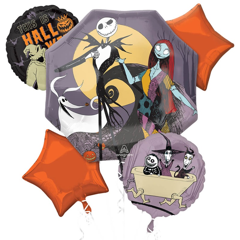 Nightmare Before Christmas Balloon Bouquet
