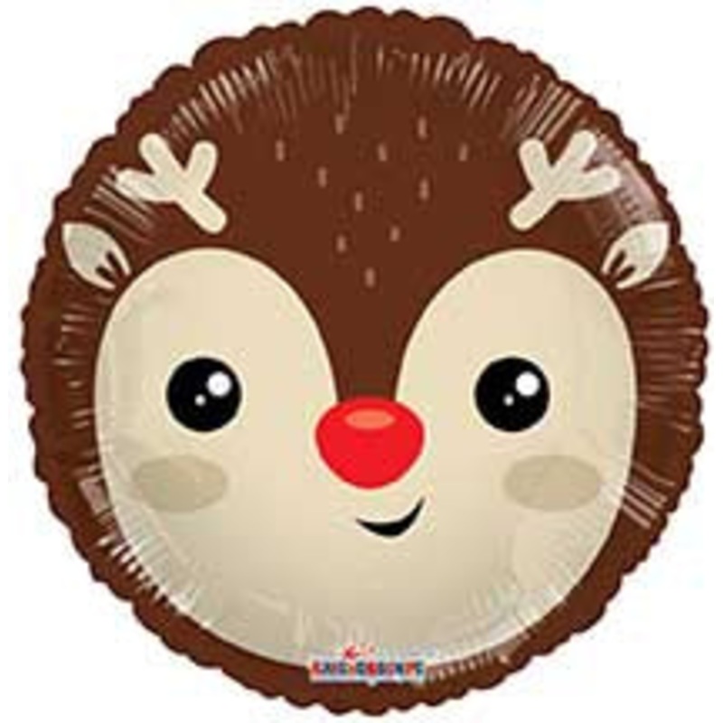 Santa and Reindeer 18 Balloon