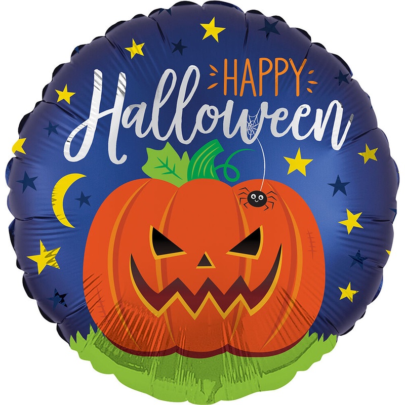 Satin Star Bright Halloween 18" Balloon