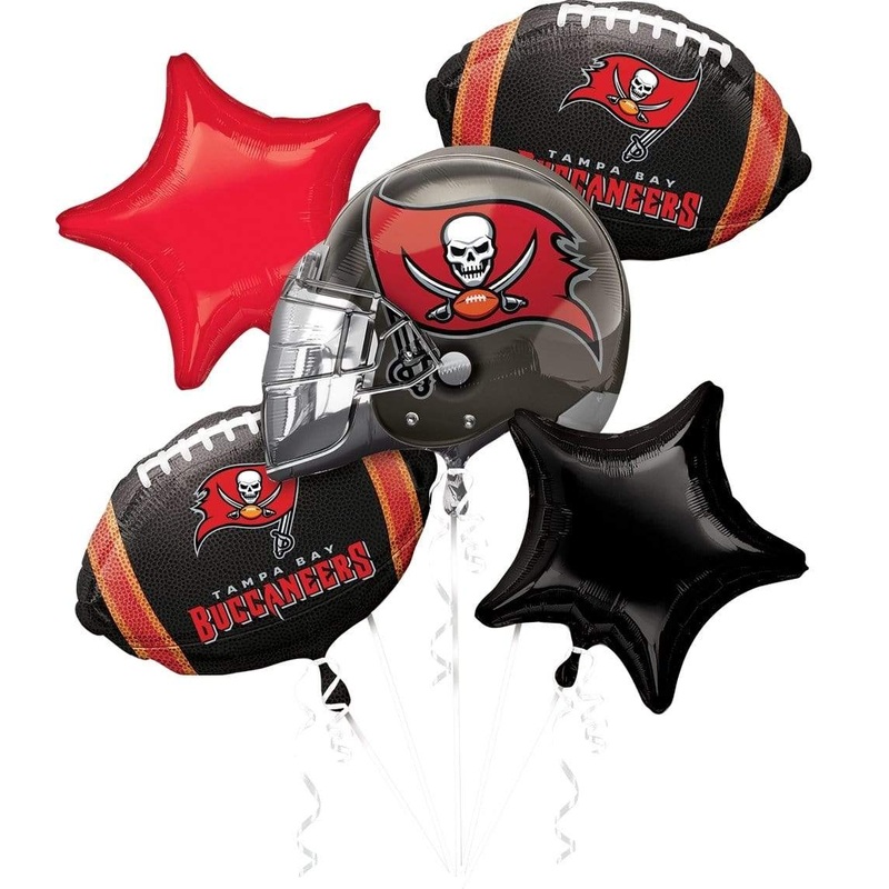 Tampa Bay Buccaneers Helmet Balloon Bouquet Set