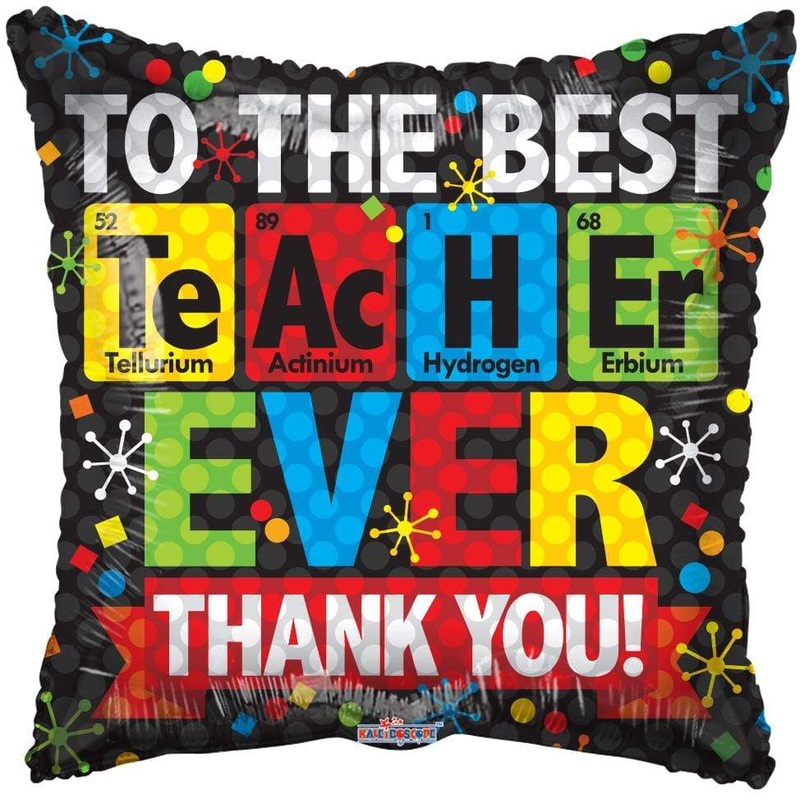 To The Best Teacher Ever Thank You! 18 Balloon