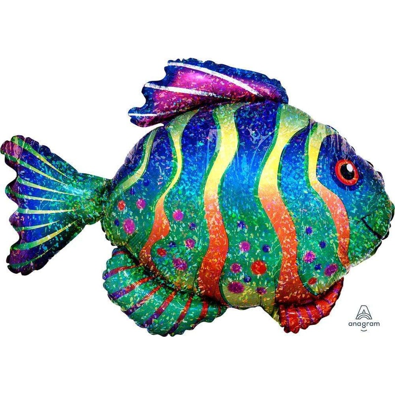 33" Giant Colorful Fish Balloon