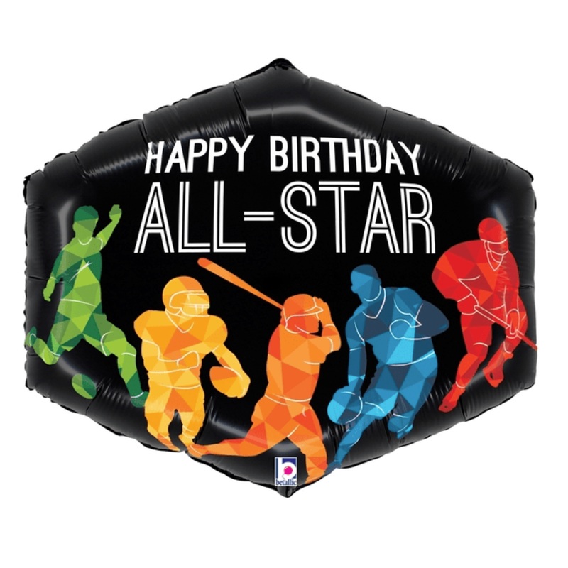 All-Star Sports Birthday 30 Balloon