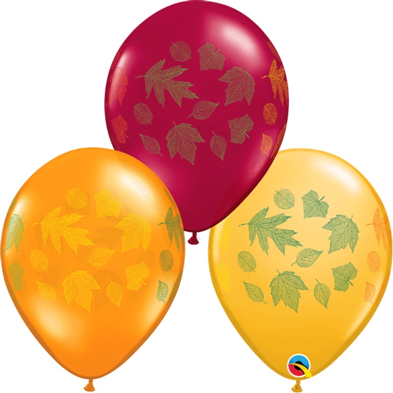 Autumn Leaves 11 Latex Balloons (50 count)