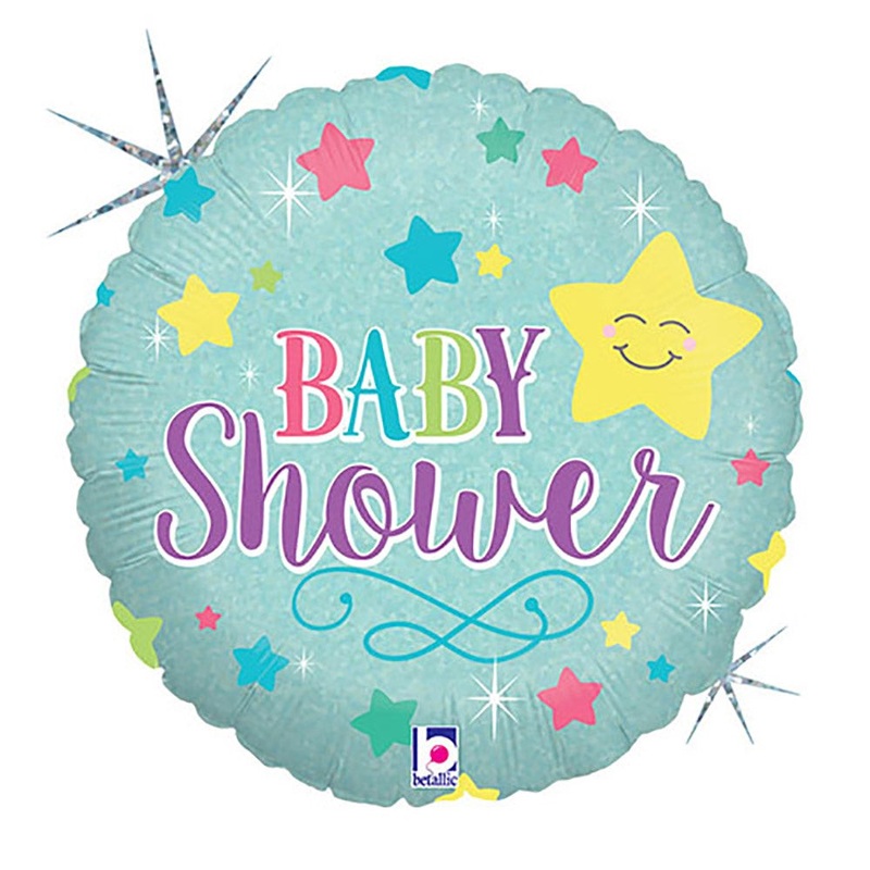 Baby Star Shower 18 Balloon