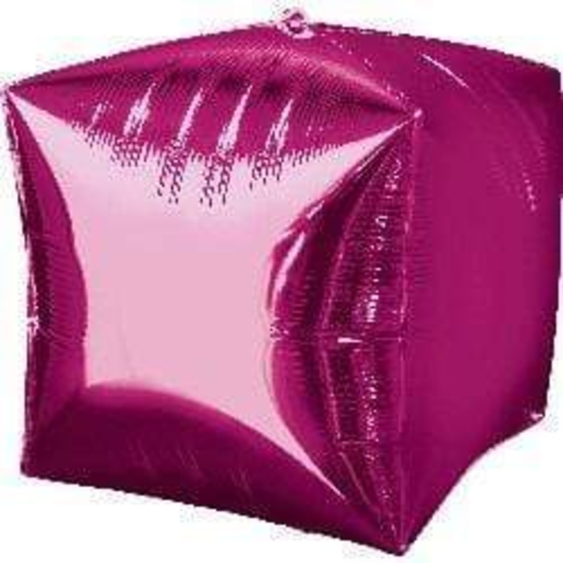 Bright Pink 15 Cubez Balloon