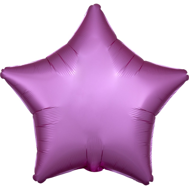 Flamingo Satin Luxe Star 19 Balloon