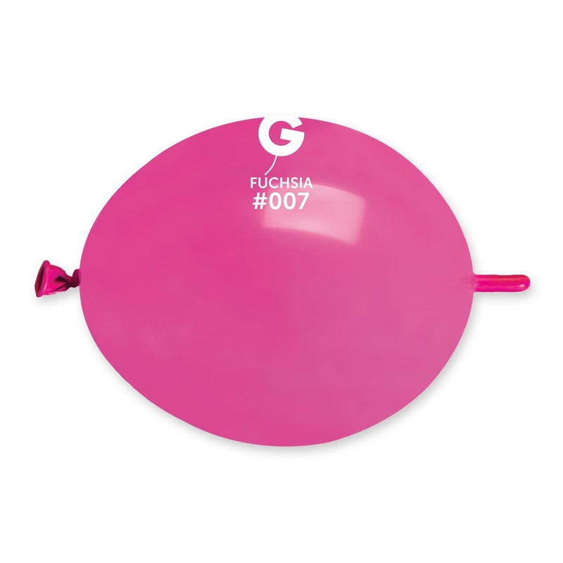 Fuchsia G-Link 6 Latex Balloons (100 count)