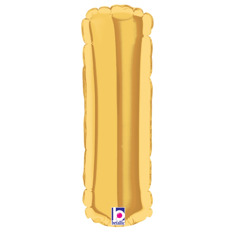 Gold Letter I (requires heat-sealing) 7 Balloon