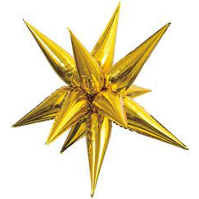 Gold Starburst 26 Balloon