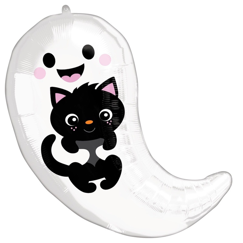 Halloween Ghost Kitty 19 Balloon