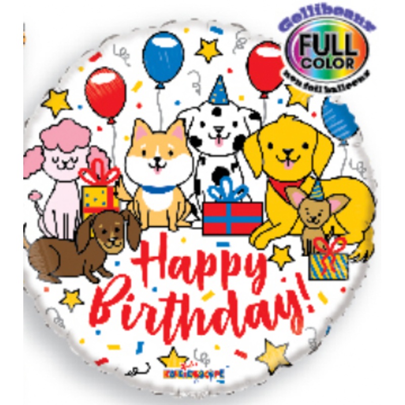 Happy Birthday Pets 18 Balloon