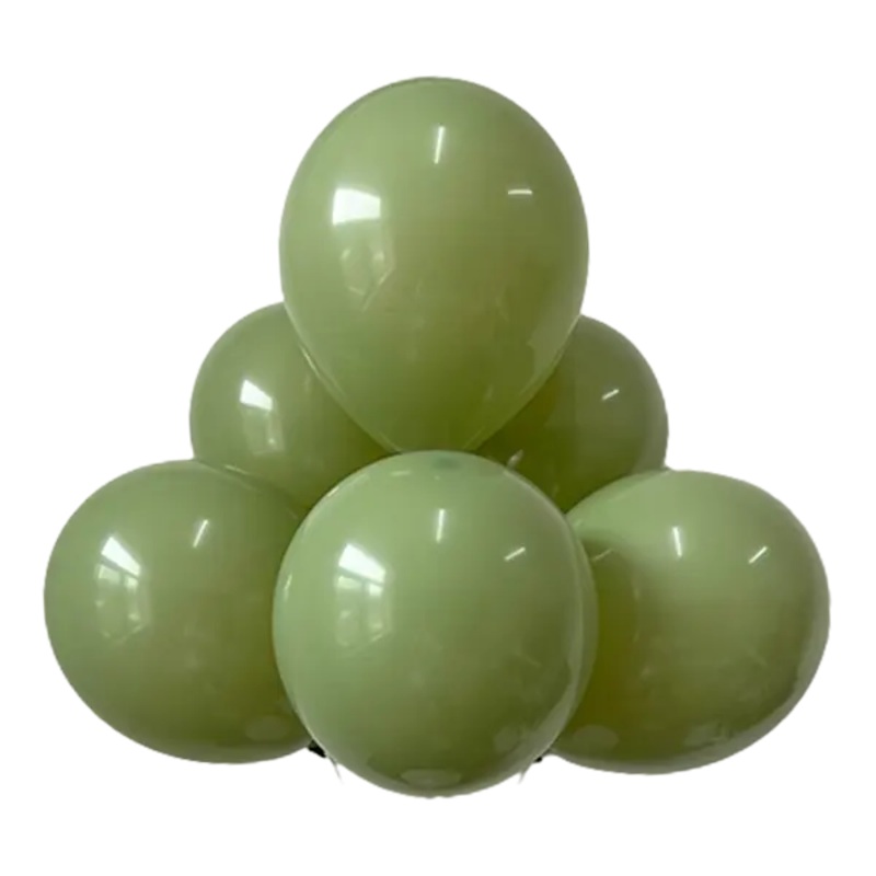 Jungle Green 12 Latex Balloons (100 count)