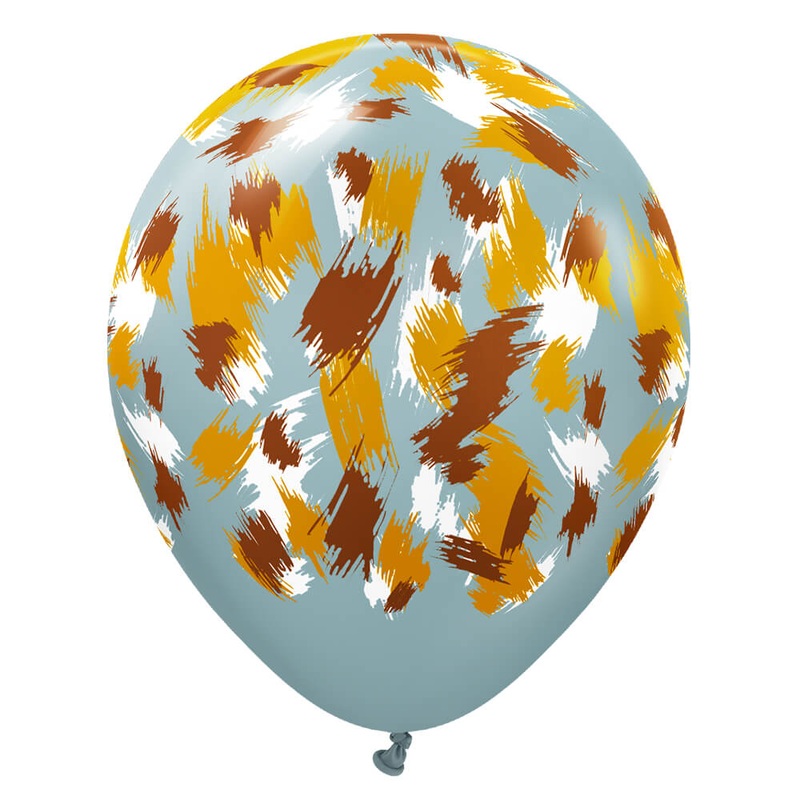 Kalisan Safari Savanna - Storm 12 Latex Balloons (25 count)