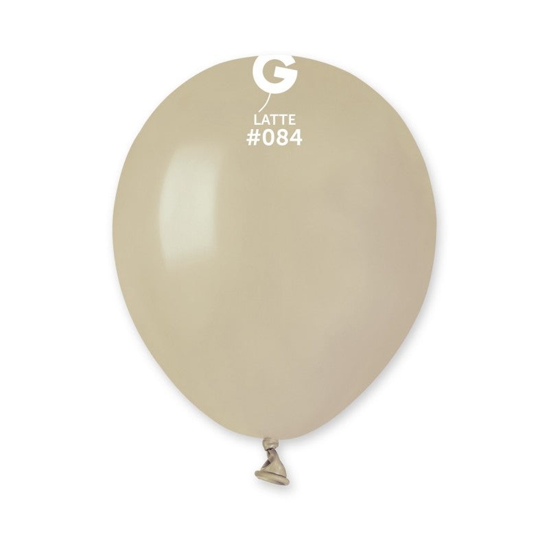 Latte 5 Latex Balloons (100 count)