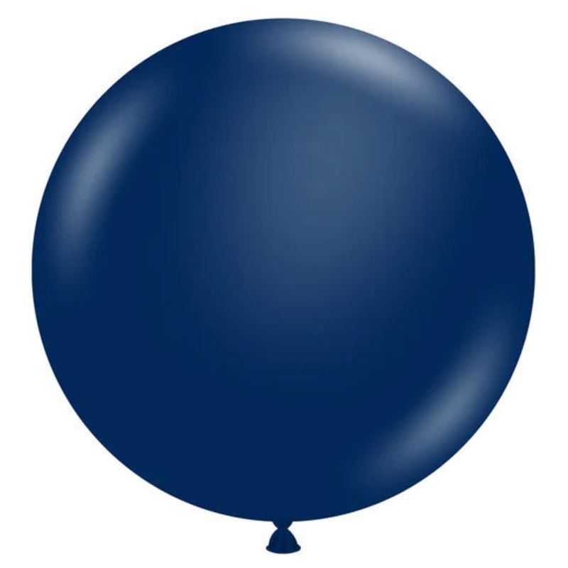Metallic Midnight Blue 24  Latex Balloons (3 count)