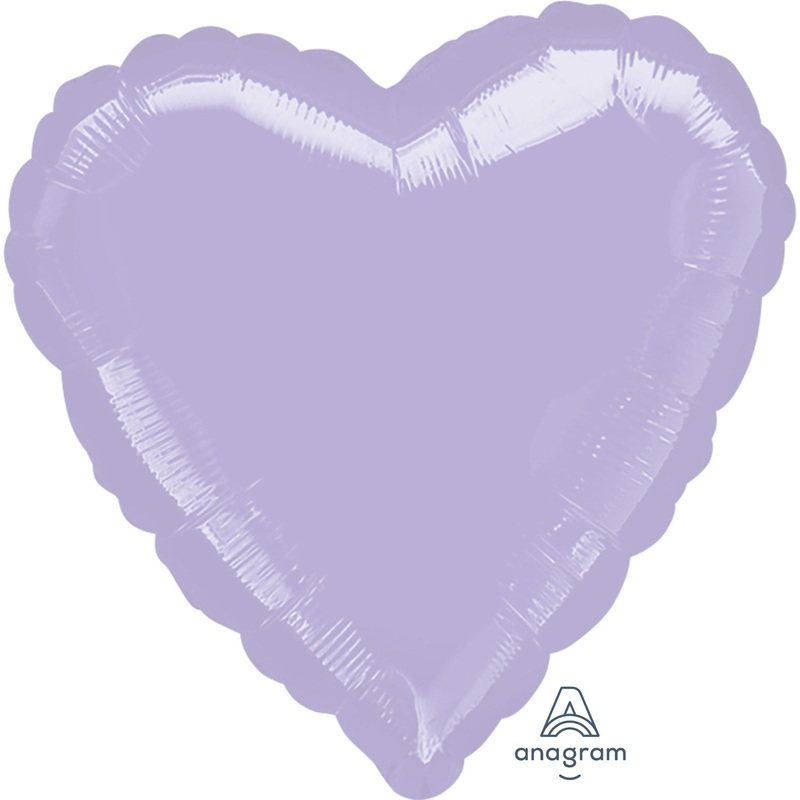 Metallic Pastel Lilac Heart 18 Balloon