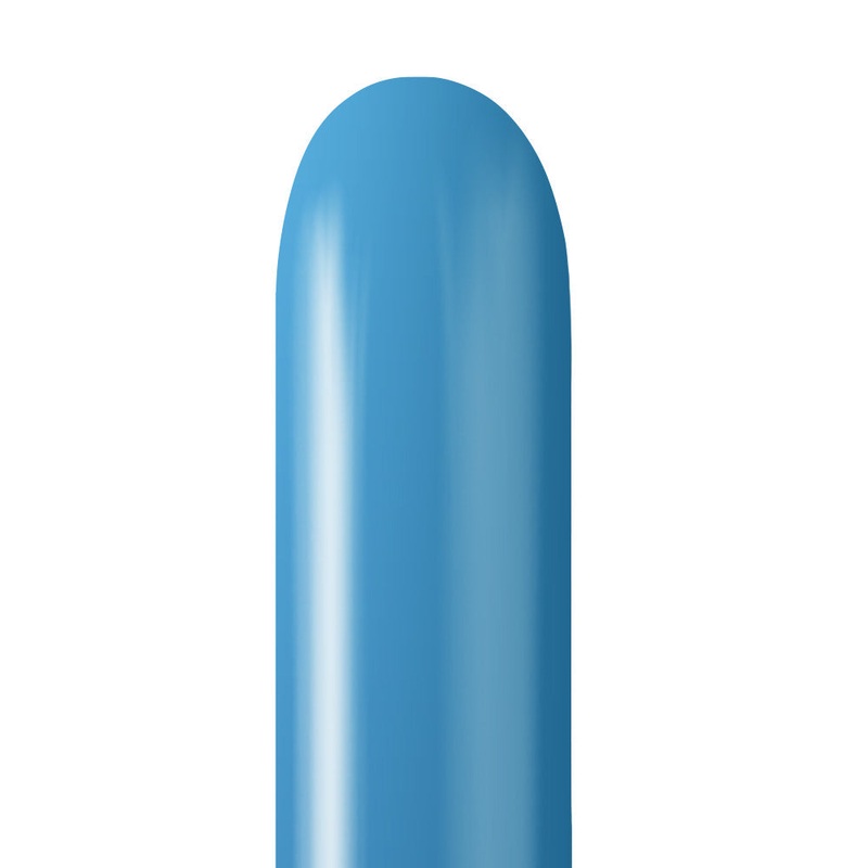 Mirror Blue 260 Latex Balloons (50 count)