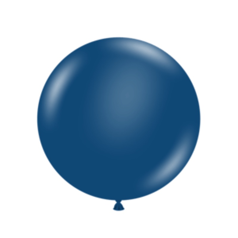 Navy 24 Latex Balloons (3 count)